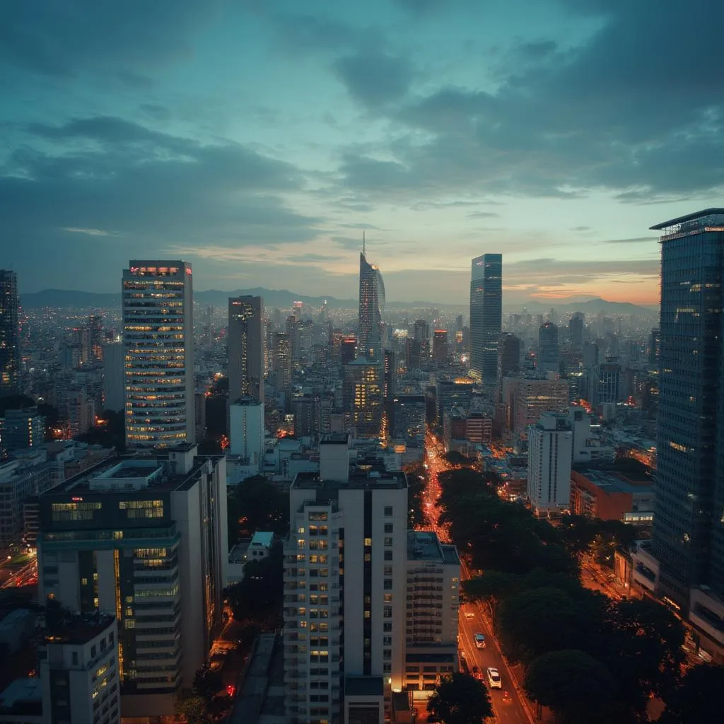 Vista panorámica de Bogotá, nuestro campo de acción